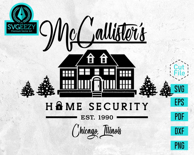 Download McCallisters Home Security SVG Home Alone svg Kevin | Etsy