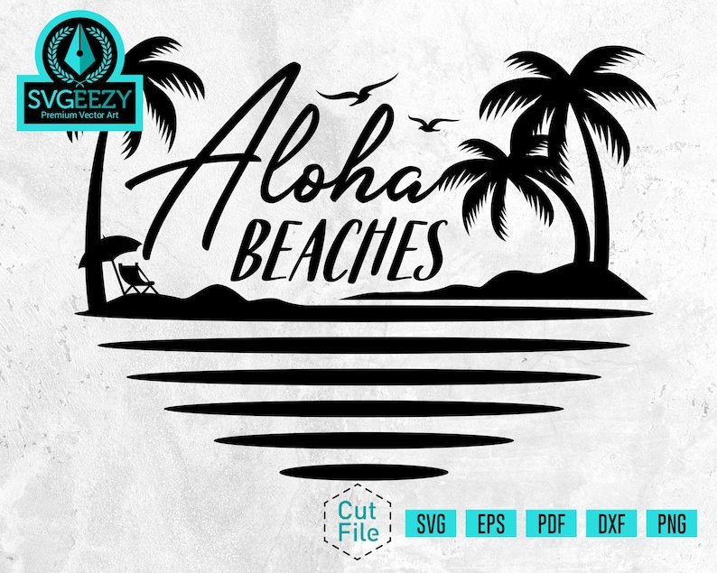Download Aloha Beaches SVG Spring Break svg Spring Break Crew ...