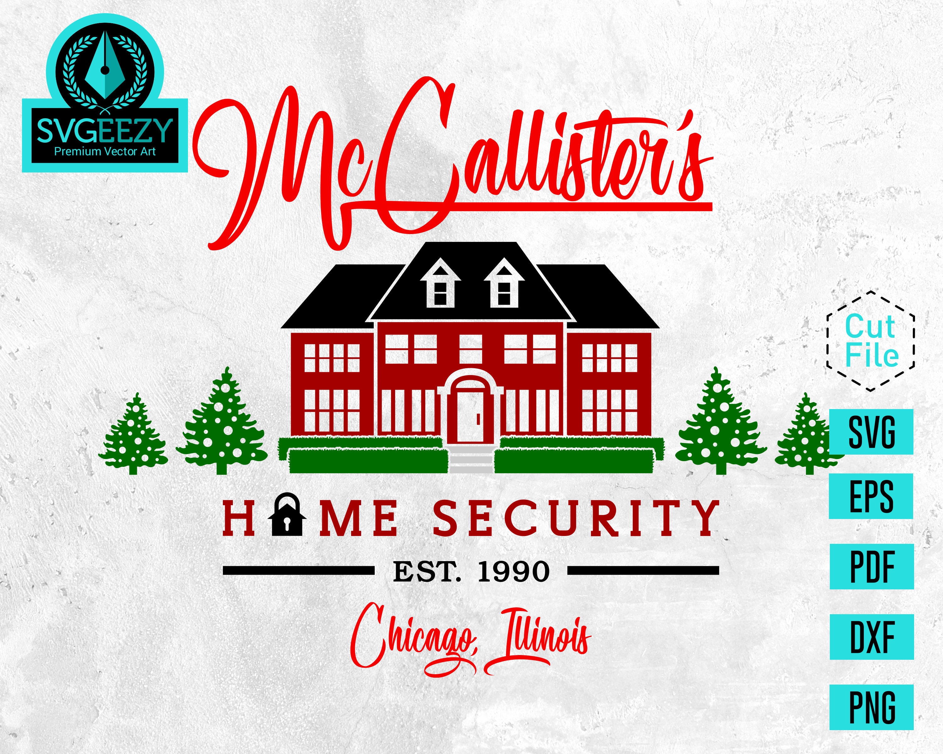 Download Mccallisters Home Security Svg Home Alone Svg Kevin Etsy
