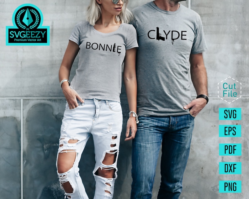 Download Bonnie & Clyde Couple SVG Ride Or Die SVG Marriage svg | Etsy