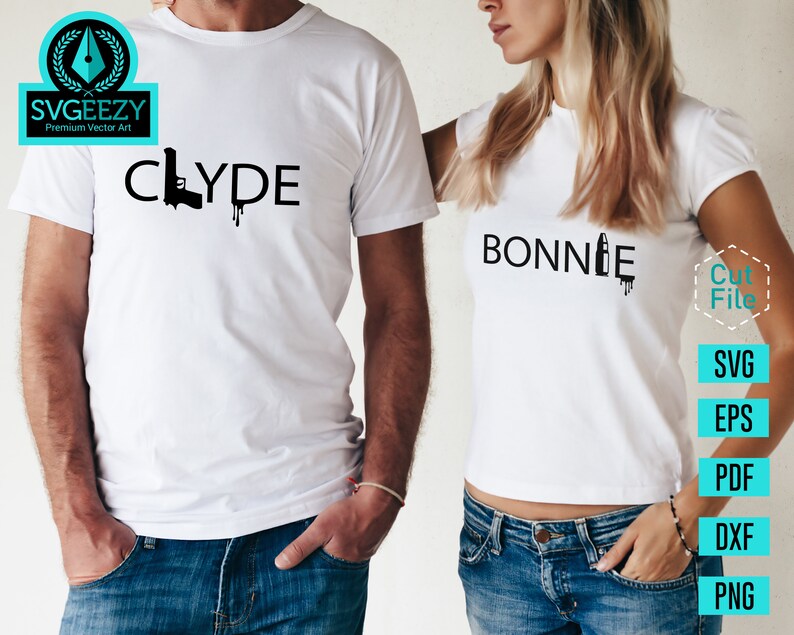 Download Bonnie & Clyde Couple SVG Ride Or Die SVG Marriage svg | Etsy