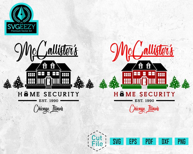 Download McCallisters Home Security SVG Home Alone svg Kevin | Etsy