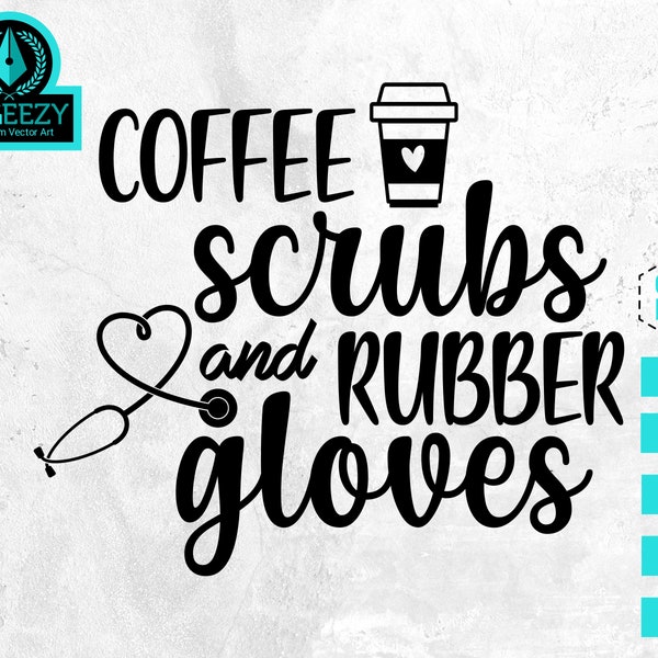 Coffee Scrubs and Rubber Gloves - Etsy