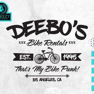 Deebo's Bike Rental SVG, Deebo, Big worm, Ice Cube, Mens Rapper Shirt, Friday movie, Bike shirt, West Coast Shirt, 90s Hip Hop Shirt