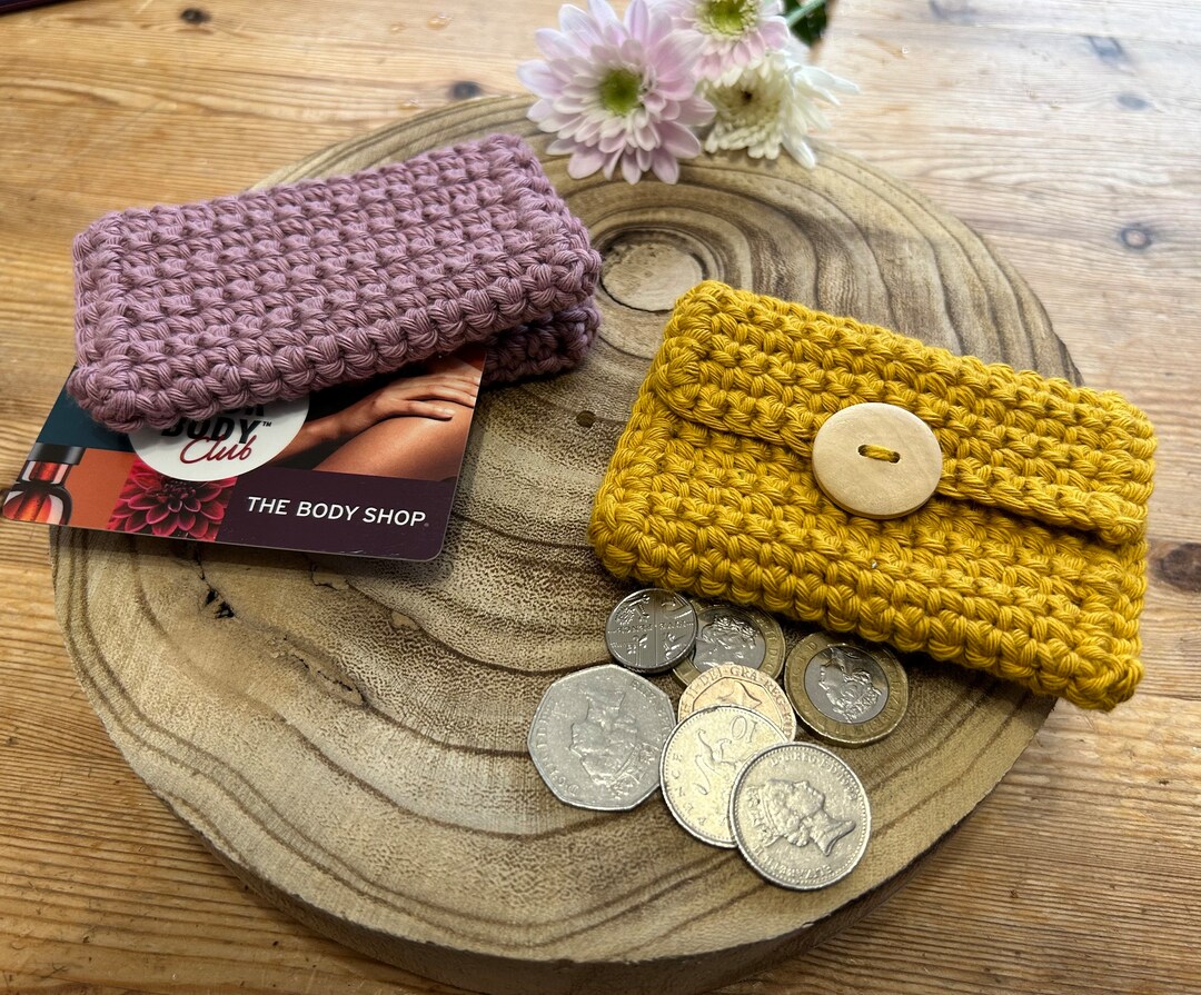 Crochet Coin/card Holder/purse, Coin Purse, Card Holder Etsy UK