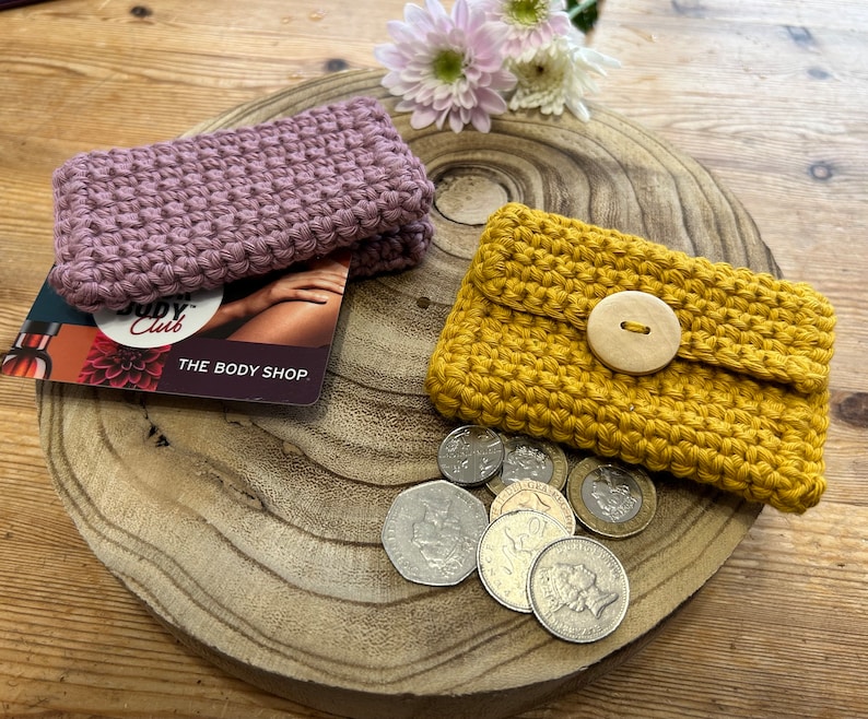 Crochet Coin/card Holder/purse, Coin Purse, Card Holder Etsy UK
