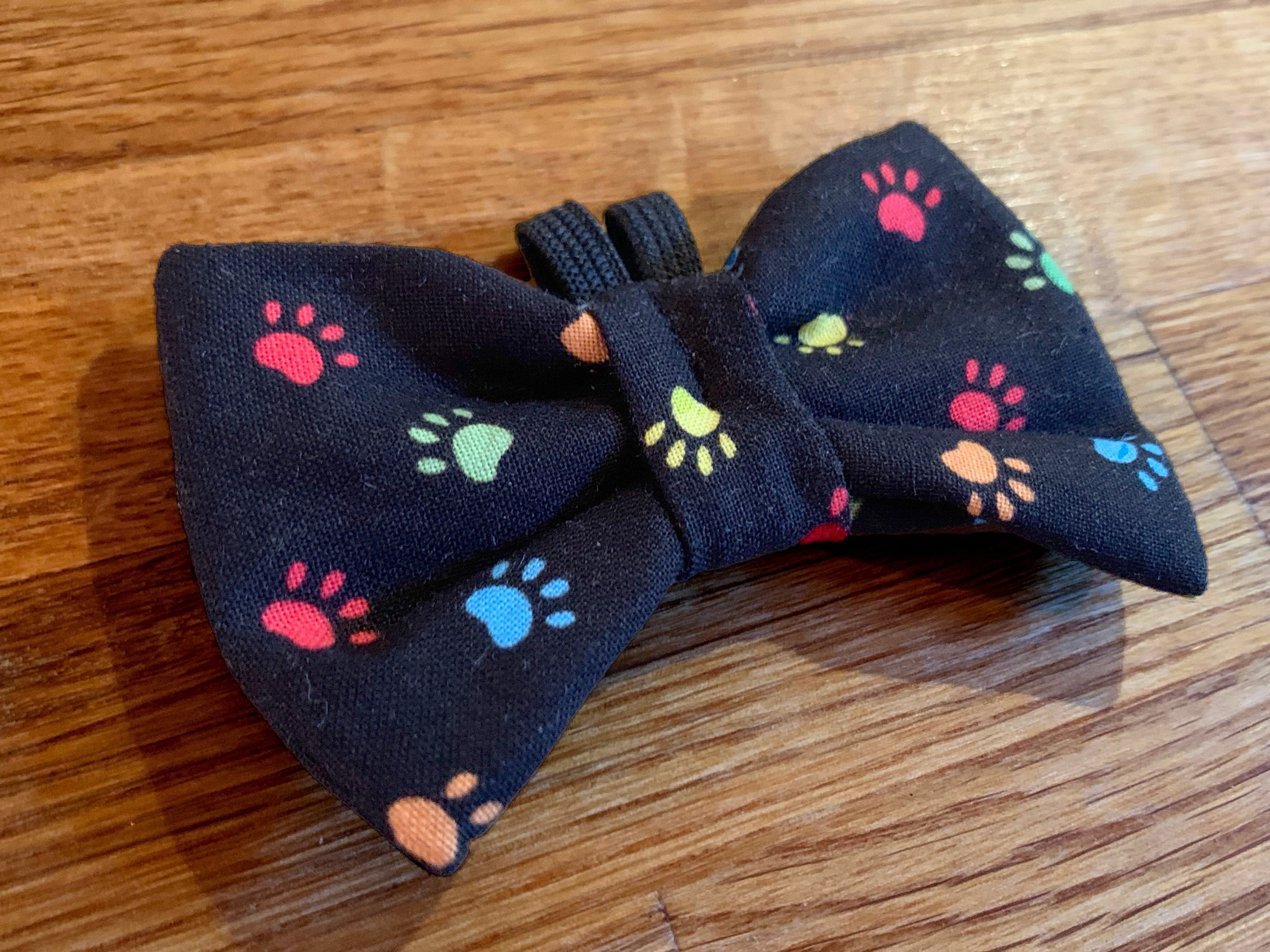 DOG BOW TIE Tartan Paws 100 washable cotton pooch Etsy