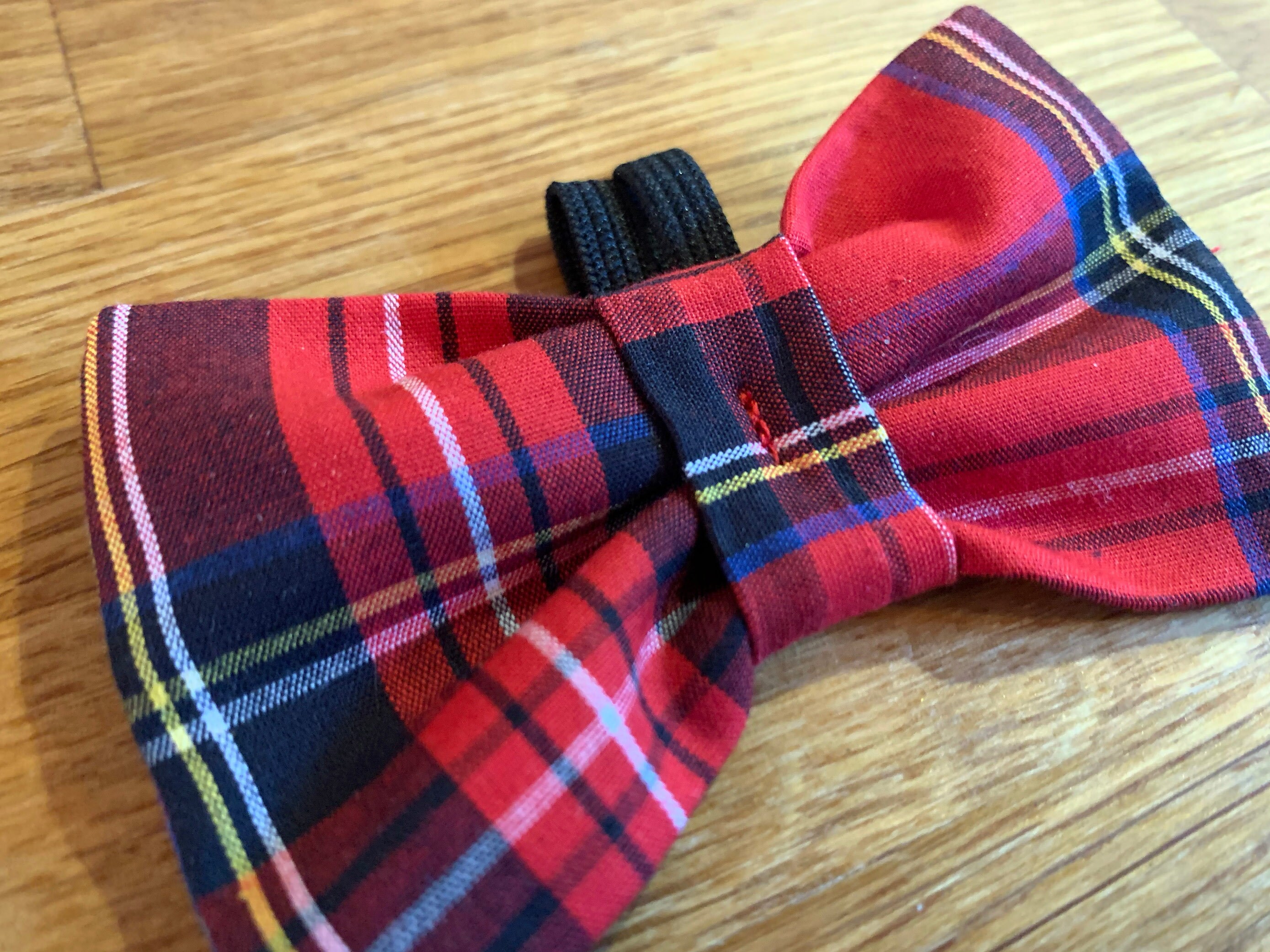 DOG BOW TIE Tartan Paws 100 Washable Cotton Pooch Etsy UK