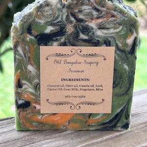 Ironman Handcrafted Goat Milk Soap, Gifts for him