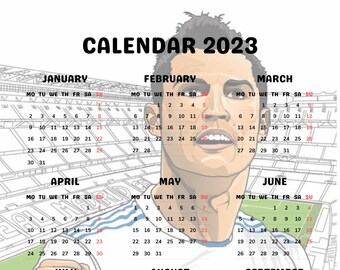 Real Madrid Calendar - Etsy