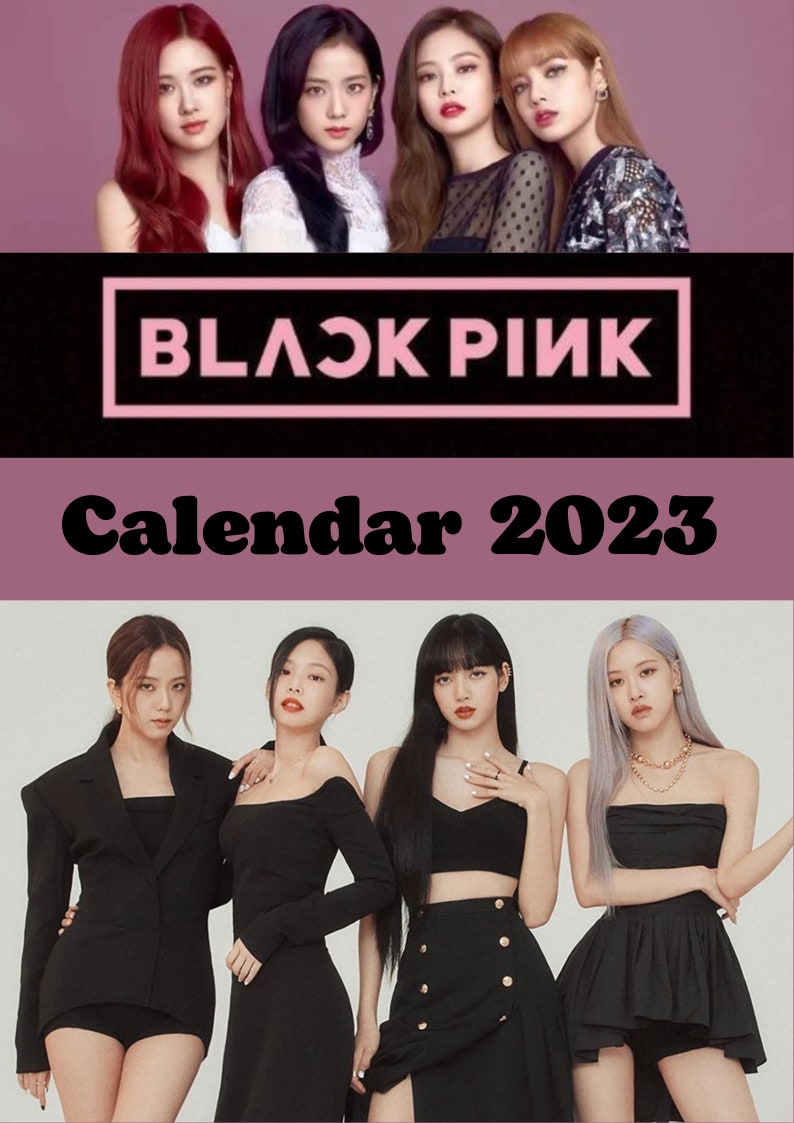 BLACKPINK Calendar 2025 Korean music Kpop IdolARMY Etsy Canada