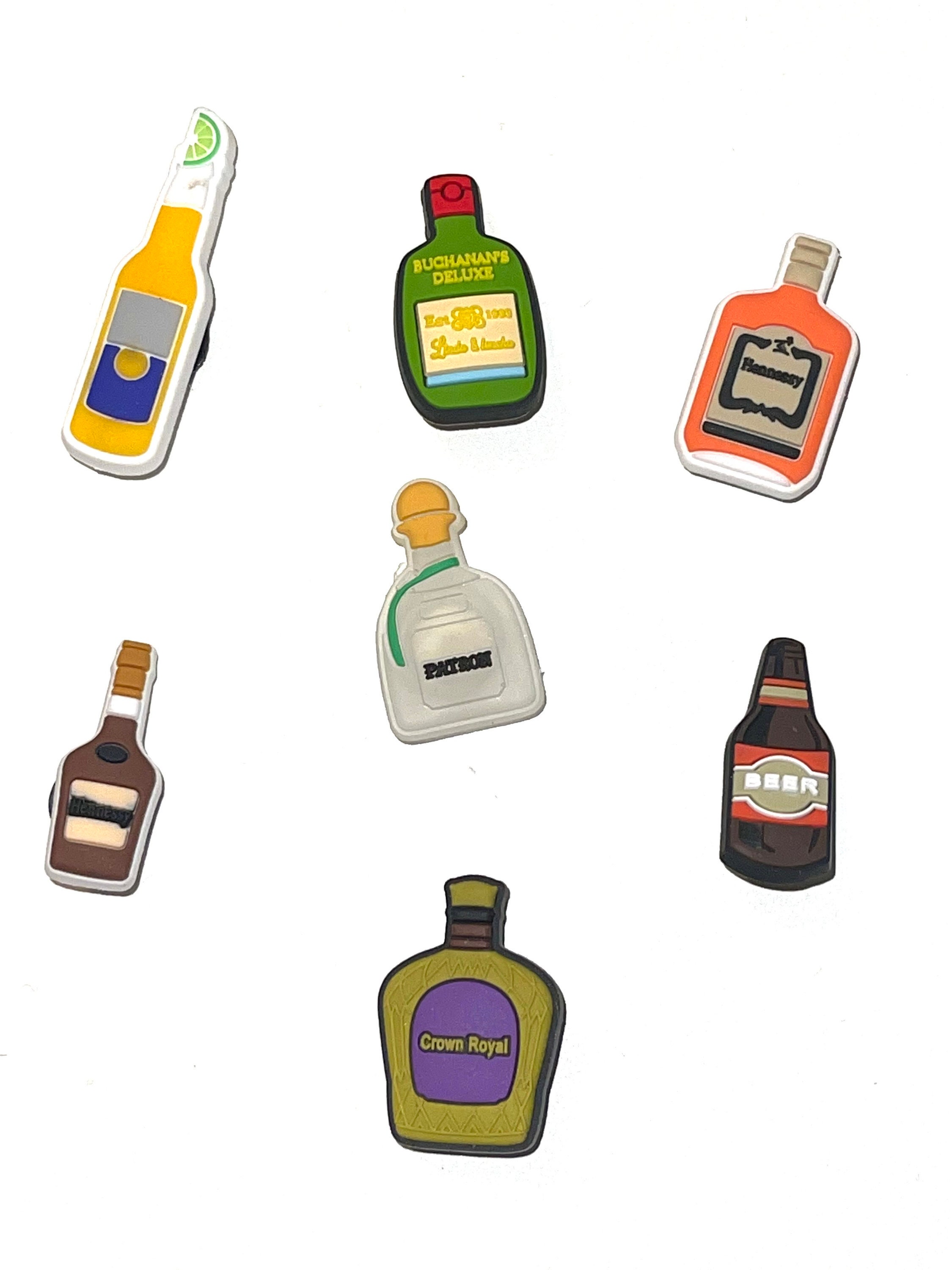 Adult drinks Croc charms