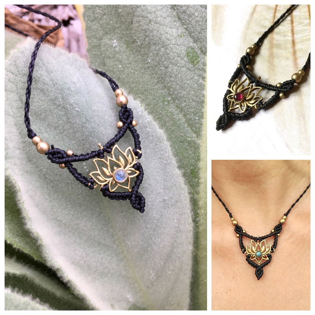 Collier Perles De Culture Et Grenat Plaqué Or Jaune 14k - Bijou Fait Main, Neuf Avec étiquettes
