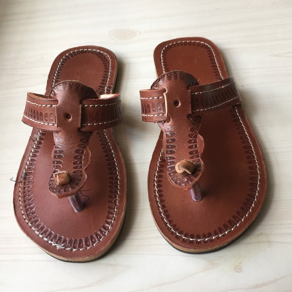 Genuine leather sandals for men, African Beaded sandals, Handmade Maasai sandals. summer sandals, men sandals, Flat shoes