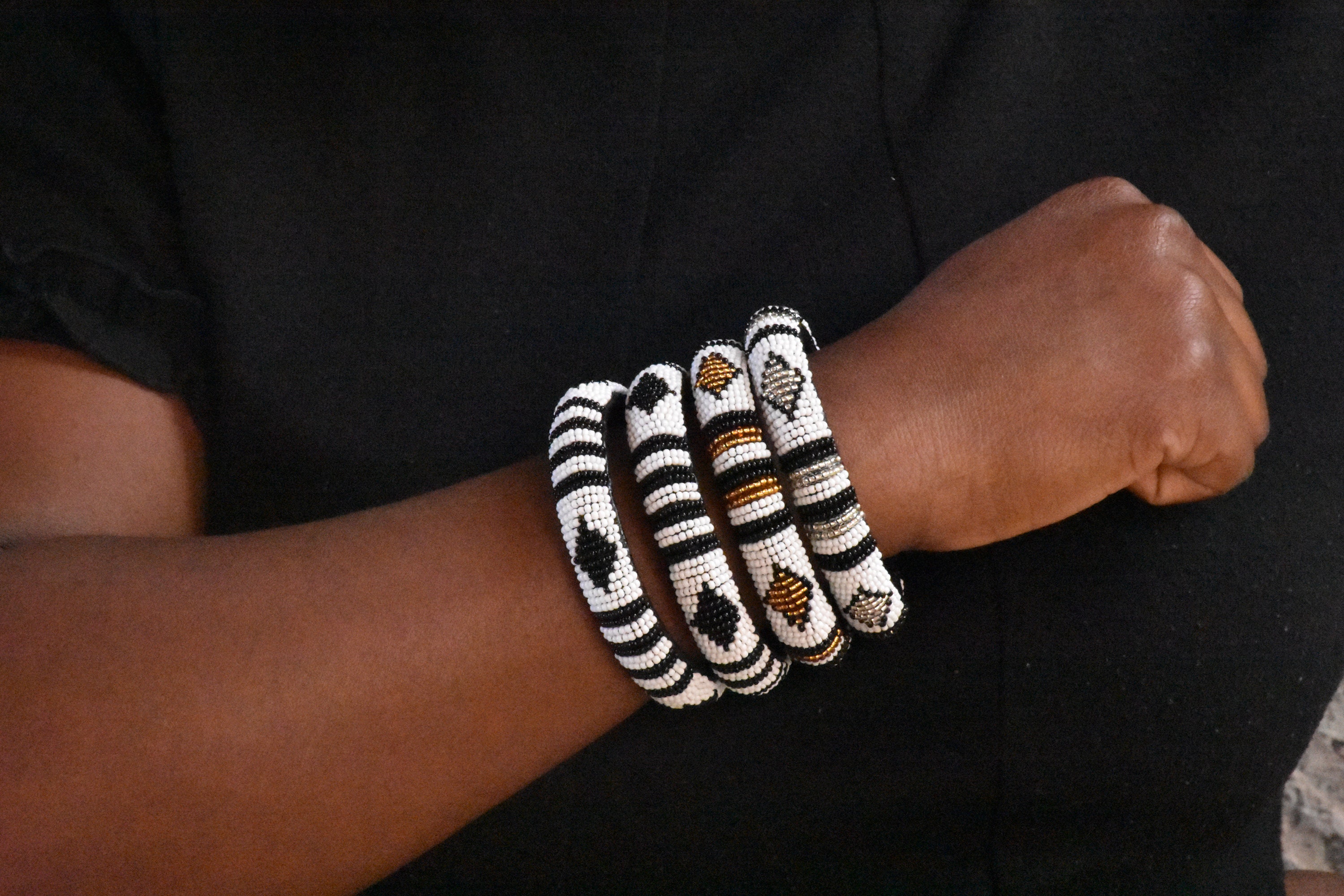 Beaded Zulu Beaded Bracelets Colourful Beaded African Etsy