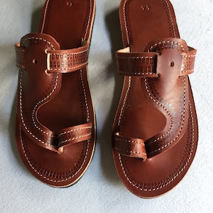 Genuine leather sandals for men, African Beaded sandals, Handmade Maasai sandals. summer sandals, men sandals, Flat shoes