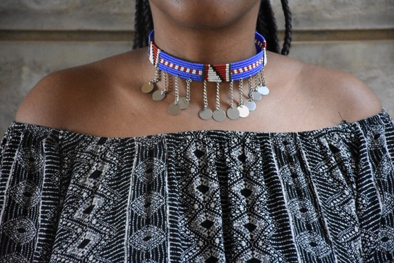 Maasai choker necklace sale