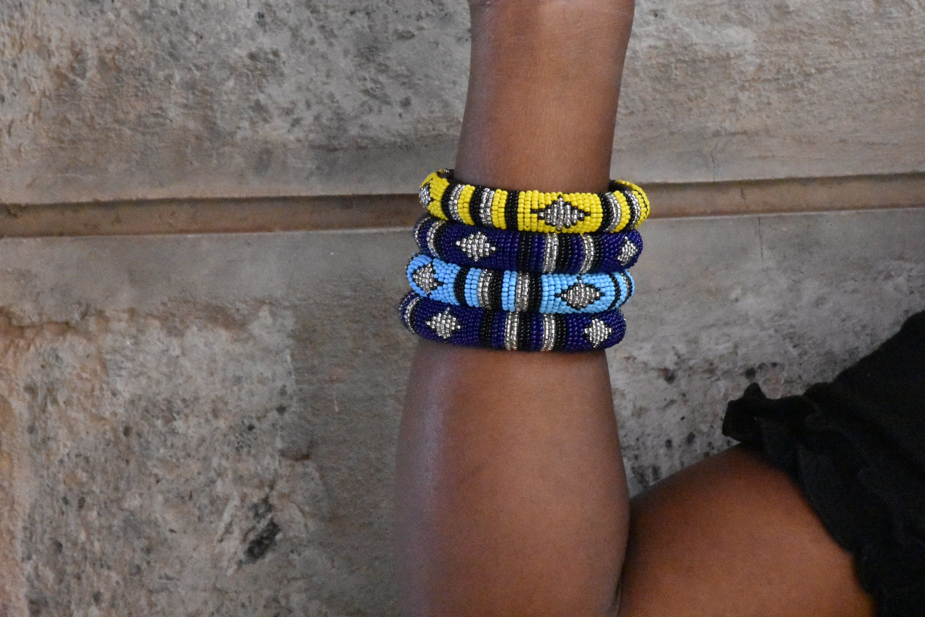 Beaded Zulu Beaded Bracelets Colourful Beaded African Etsy