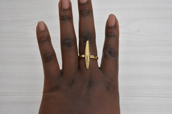 Brass Ring For Women Hammered Brass Statement Ring Brass Handmade Chunky Ring African Brass Rings Brass Jewelry Gifts For Her