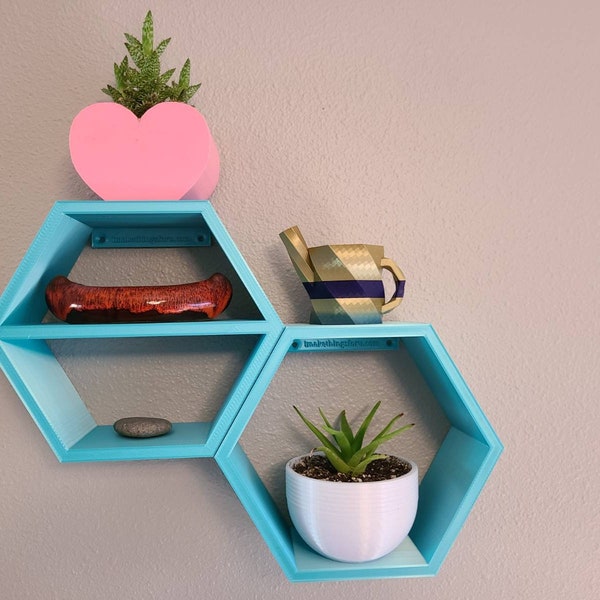 Modular shelving system | Hexagon | Honeycomb | Wall Art