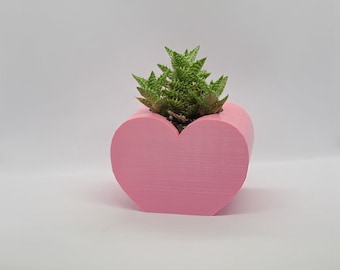 Heart shaped planter Assorted color options (made to order)