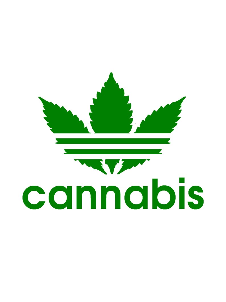 Adidas Cannabis Marijuana Weed Cut File Png | Etsy