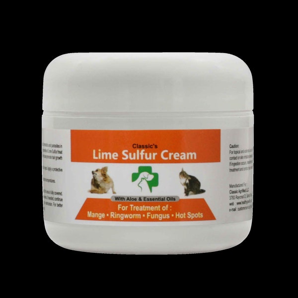 Crème pour animaux de compagnie Classic's Lime Sulfur