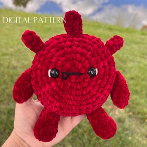 Monster Crochet Pattern/Monster Pattern/Crochet Pattern/Beginner Amigurumi Pattern/Amigurumi Monster Pattern