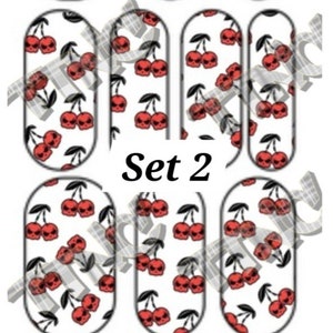 Halloween/Horror Nail Water Decals