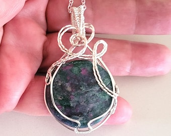 Ruby Kyanite Necklace