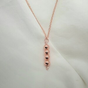 Rose Gold Hematite Necklace & Earring Set