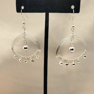 Evil Eye Hematite Earrings