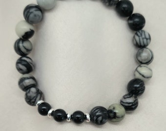 Picasso Jasper Stretch Bracelet