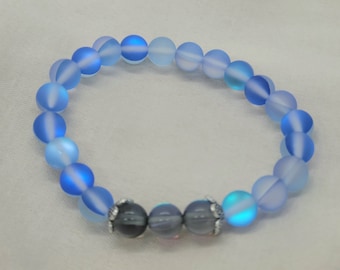 Mermaid Glass Stretch Bracelet