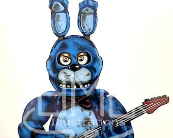 FNAF Bonnie Stand-up or Print