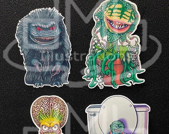 Aliens Waterproof & Weatherproof Stickers - Set or Individual