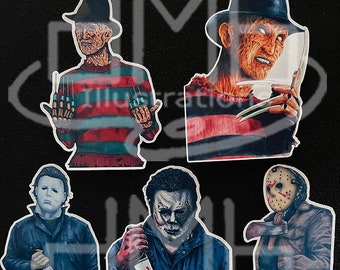 Slashers Waterproof & Weatherproof Stickers - Set or Individual