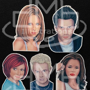 Buffy the Vampire Slayer Weatherproof Stickers - Set or Individual