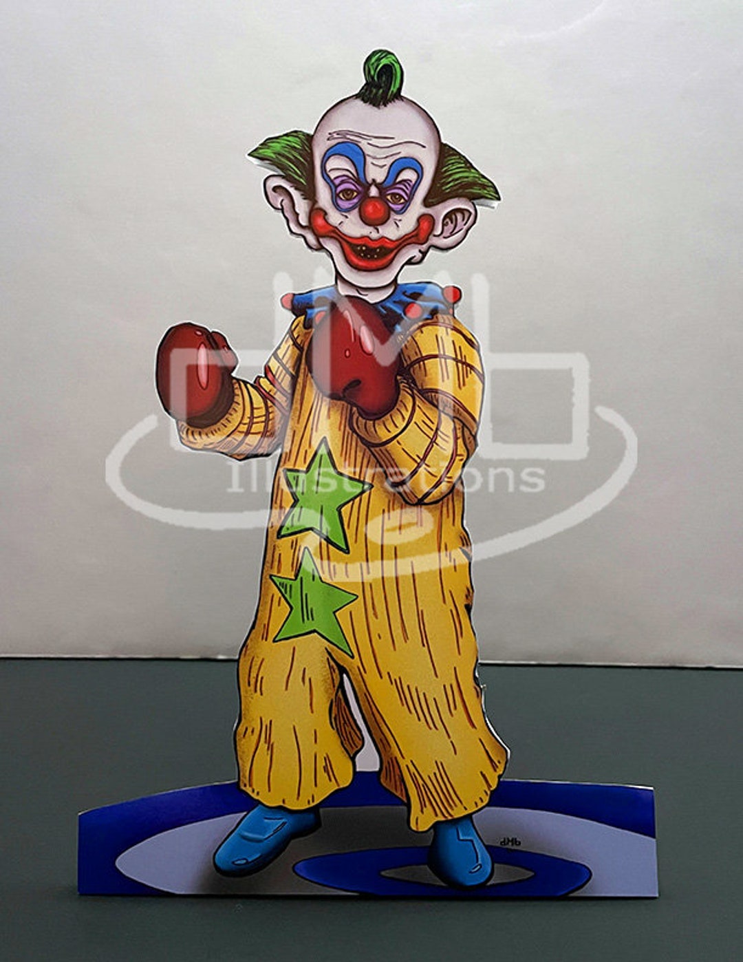 Payasos asesinos del espacio exterior - Stand-up o impresión de tamaño  pequeño - Etsy México, image size:1080x1398