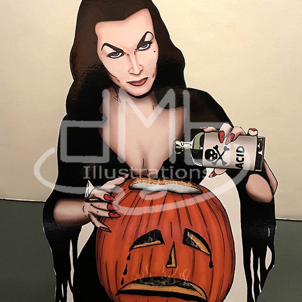 Vampira Stand-up or Print