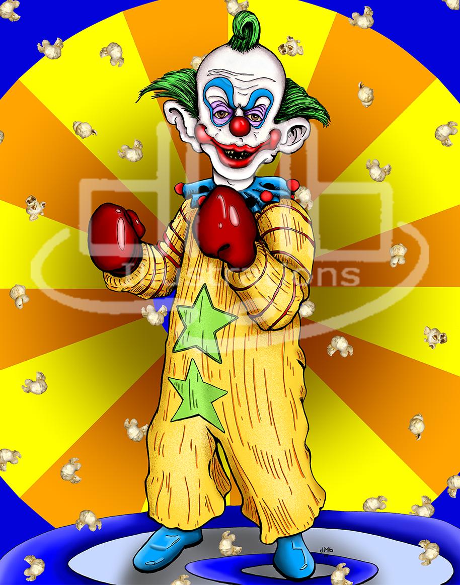 Payasos asesinos del espacio exterior - Stand-up o impresión de tamaño  pequeño - Etsy México, image size:914x1163