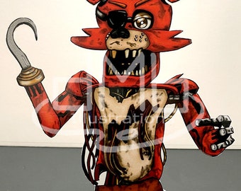 FNAF Foxy Stand=up or Print