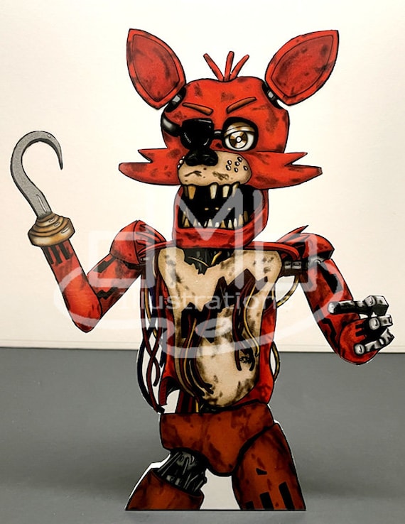 FNAF Foxy Stand=up or Print - Etsy