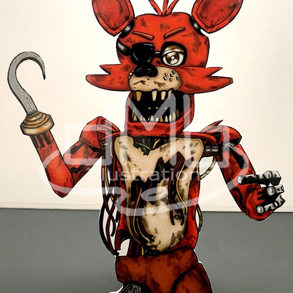 FNAF Foxy Stand=up or Print