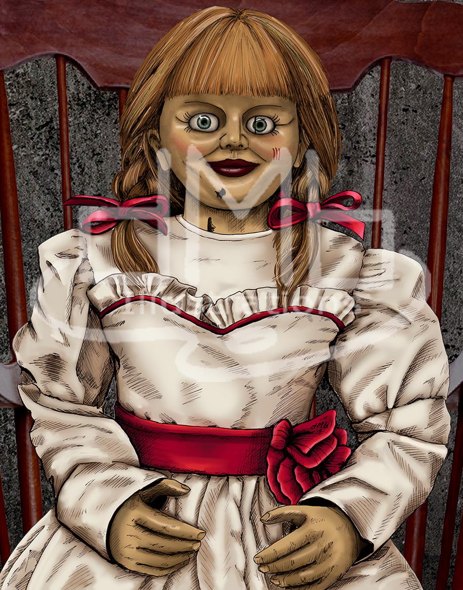 【Ameri VINTAGE】UND ANNABELLE SKIN TOP Monster High 'Annabelle' Skullector Doll Inspired by Horror