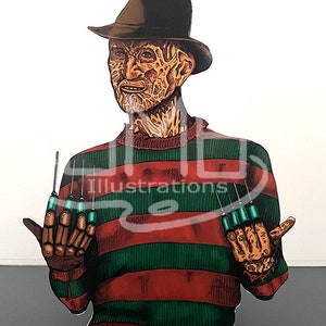 Freddy Krueger Stand-up or Print