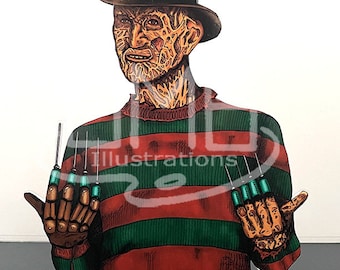 Freddy Krueger Stand-up or Print