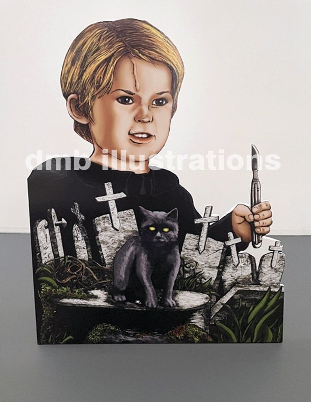 Pet Cemetery Gage Standup or Print Etsy