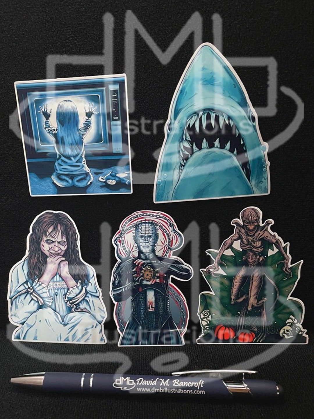 Horror Movies Weatherproof Stickers - Set or Individual - Etsy