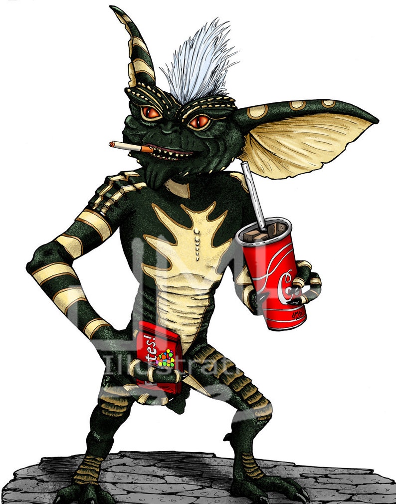 Gremlins Stripe Stand-up or Print image 4